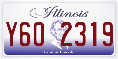 IL license plate Y602319