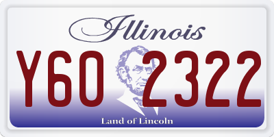 IL license plate Y602322