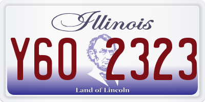 IL license plate Y602323