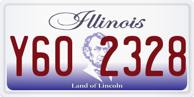 IL license plate Y602328