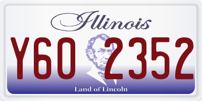 IL license plate Y602352