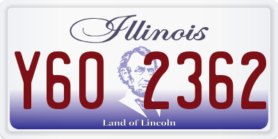 IL license plate Y602362