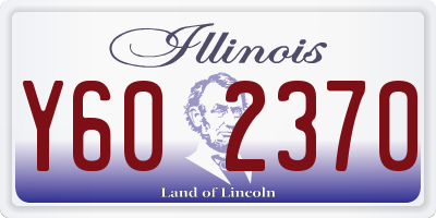 IL license plate Y602370