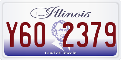 IL license plate Y602379