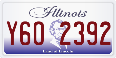 IL license plate Y602392
