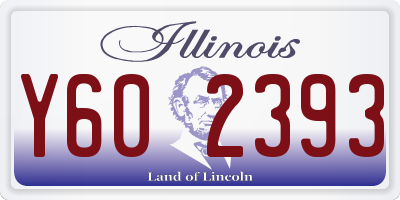 IL license plate Y602393