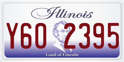 IL license plate Y602395