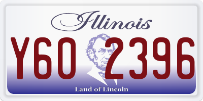 IL license plate Y602396
