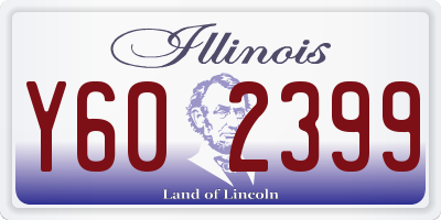 IL license plate Y602399