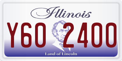 IL license plate Y602400