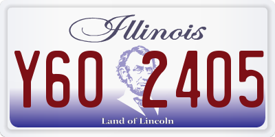 IL license plate Y602405