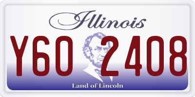 IL license plate Y602408