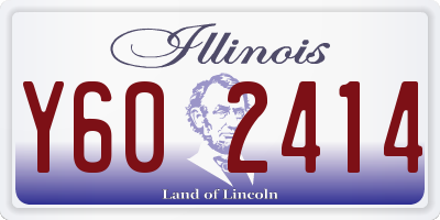 IL license plate Y602414