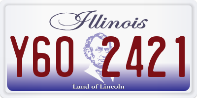 IL license plate Y602421