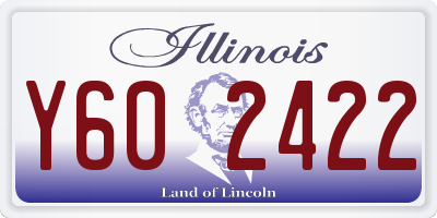 IL license plate Y602422