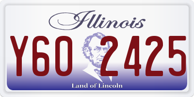 IL license plate Y602425