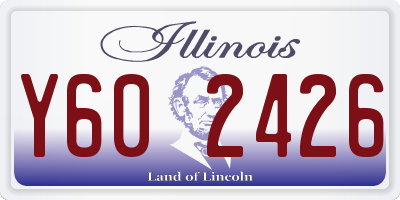 IL license plate Y602426
