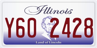 IL license plate Y602428