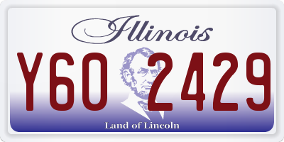 IL license plate Y602429