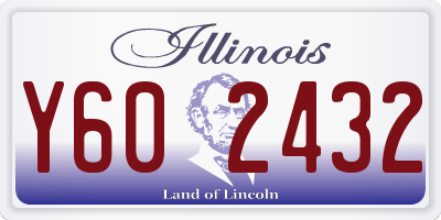 IL license plate Y602432