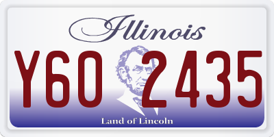IL license plate Y602435