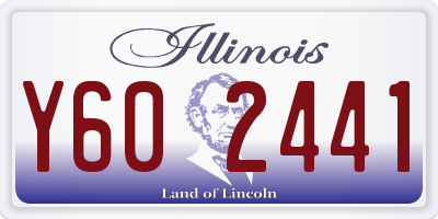 IL license plate Y602441