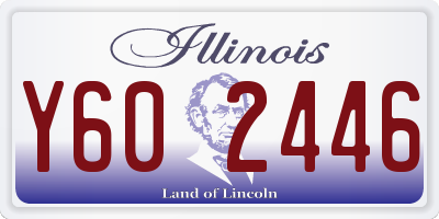 IL license plate Y602446