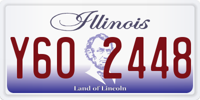 IL license plate Y602448