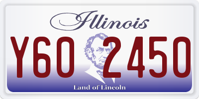 IL license plate Y602450