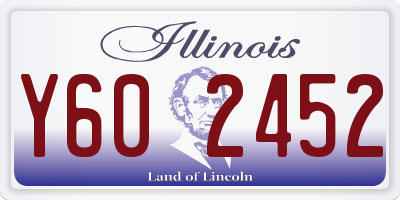 IL license plate Y602452