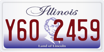 IL license plate Y602459