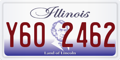 IL license plate Y602462