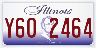 IL license plate Y602464