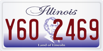 IL license plate Y602469