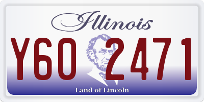 IL license plate Y602471