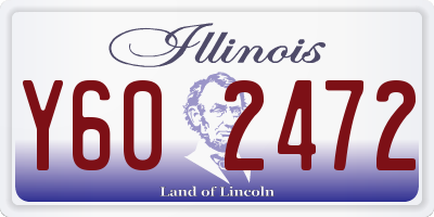 IL license plate Y602472
