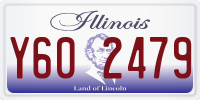 IL license plate Y602479