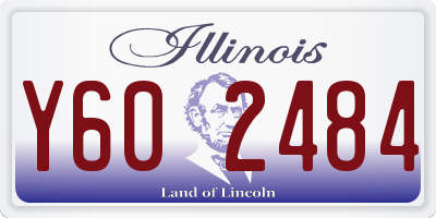 IL license plate Y602484