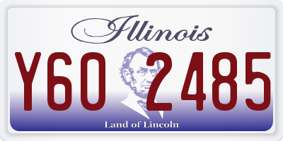 IL license plate Y602485