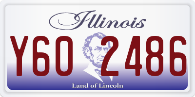 IL license plate Y602486