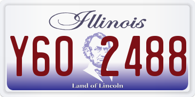 IL license plate Y602488