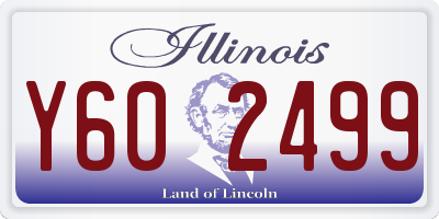 IL license plate Y602499