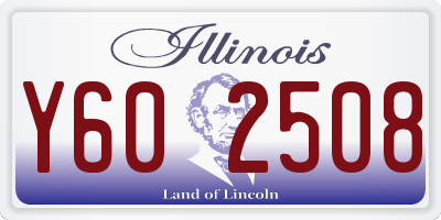 IL license plate Y602508