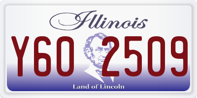 IL license plate Y602509