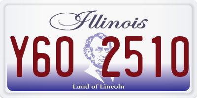 IL license plate Y602510