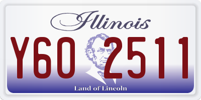 IL license plate Y602511