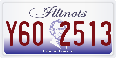 IL license plate Y602513