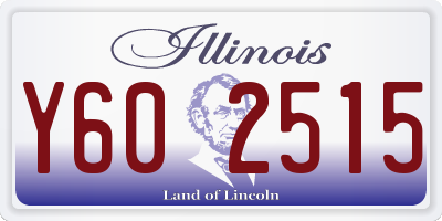 IL license plate Y602515