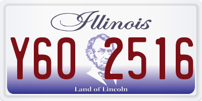 IL license plate Y602516