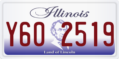 IL license plate Y602519